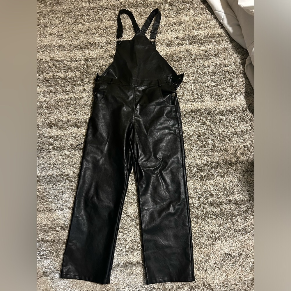 Women’s faux leather over all